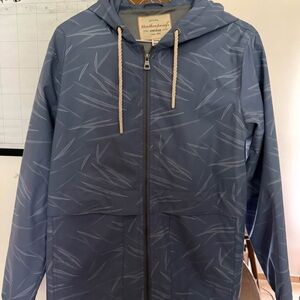 Weatherproof Gray Patterned Raincoat